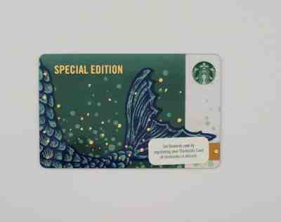 Starbucks Card Indonesia 2019 Lot of 5 - Siren Tail - Sold on eBay Dec, 1st 2019 for $40.00