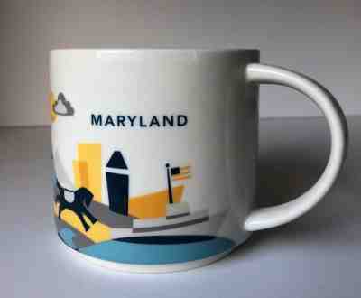 Starbucks Maryland city state you are here Collection Cup YAH Mug 14oz - Sold on eBay Dec, 1st 2019 for $22.99