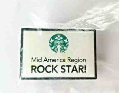Rockstar! Mid American Region Starbucks Coffee Siren Logo Collectible Pin NIP - Sold on eBay Dec, 1st 2019 for $19.95