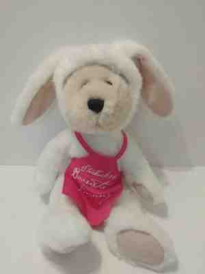 M2 Starbucks Bearista Bear Bunny 1998 3rd Gen with Pink Apron - Sold on eBay Dec, 1st 2019 for $15.99