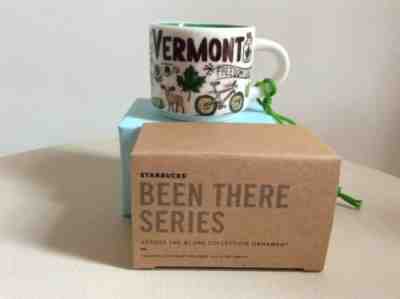 STARBUCKS VERMONT BEEN THERE SERIES ORNAMENT 2 OZ MUG...NEW IN BOX - Sold on eBay Dec, 1st 2019 for $18.50