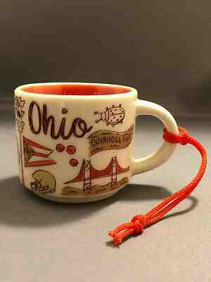 Starbucks Ohio Been There Series Ornament - Sold on eBay Dec, 1st 2019 for $25.00