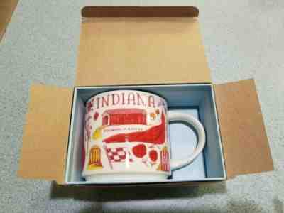 Starbucks Coffee Mug 14 oz. Indiana Been There Series Mug 2018 Cup Indianapolis - Sold on eBay Dec, 1st 2019 for $16.99