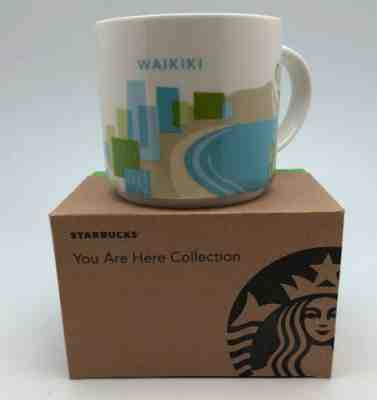 Starbucks Waikiki Mug Cup You Are Here Collection Hawaii USA 14 oz 2015 - Sold on eBay Dec, 1st 2019 for $24.95