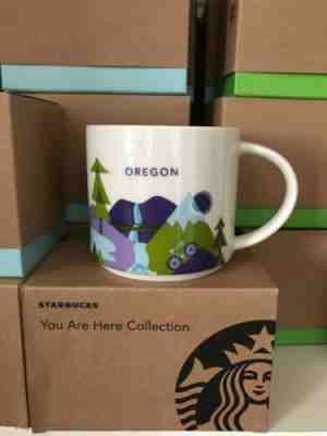 STARBUCKS OREGON YAH YOU ARE HERE COLLECTOR COFFEE MUG  - Sold on eBay Dec, 1st 2019 for $26.99