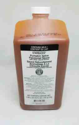 Starbucks Pumpkin Spice Latte Sauce 63oz Authentic PSL Syrup March 2020 - Sold on eBay Dec, 1st 2019 for $57.00