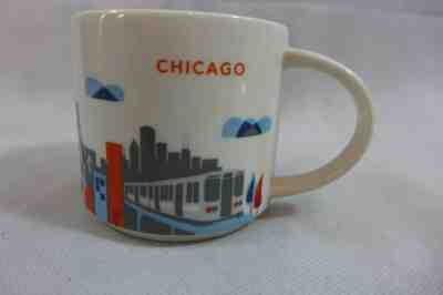 Starbucks Coffee Mug 2014 CHICAGO You Are Here Collection Cup 14 oz New No Box - Sold on eBay Dec, 1st 2019 for $17.95