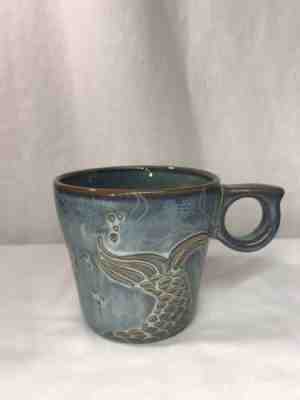 Starbucks 2014 Anniversary Mermaid Siren Tail Embossed Coffee Mug Cup 12oz - Sold on eBay Dec, 1st 2019 for $35.00