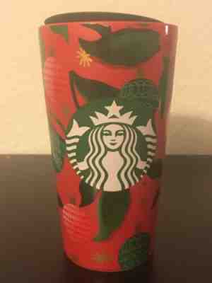 Starbucks 2019 Ceramic Holiday Traveler 12oz Tumbler Cup Mug Christmas Ornaments - Sold on eBay Dec, 1st 2019 for $20.00