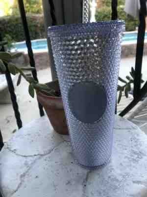 NEW Starbucks 2019 BLING PLATINUM Studded Tumbler Venti 24oz Holiday - Sold on eBay Nov, 30th 2019 for $25.99