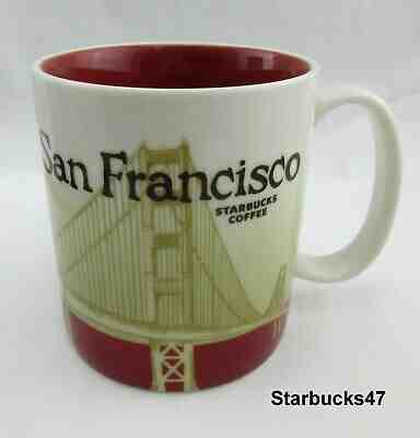 Starbucks Global Icon San Francisco 2011 Coffee Mug Golden Gate 16 oz NEW S47 - Sold on eBay Nov, 30th 2019 for $24.95