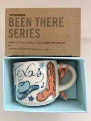 Starbucks 2oz Demitasse TEXAS BEEN THERE mug Ornament Cup Mini Mug Ornament - Sold on eBay Nov, 30th 2019 for $16.95