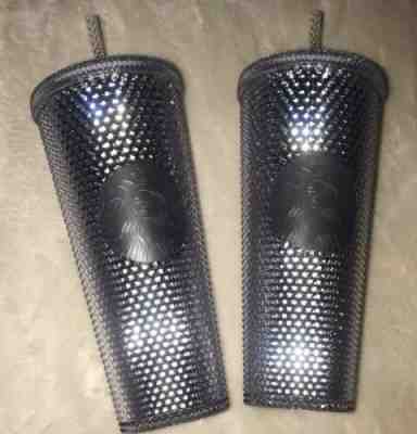 NEW STARBUCKS 2019 Venti Bling PlatSilver Studded Cup Tumbler WINTER HOLIDAY 5 - Sold on eBay Nov, 30th 2019 for $25.00