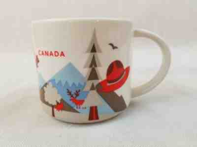 Canada Starbucks You Are Here Collection Mug 2014 Maple Leaf Snow Moose - Sold on eBay Nov, 30th 2019 for $17.59