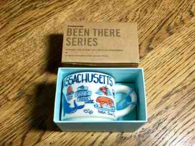 STARBUCKS COFFEE MASSACHUSETTS BEEN THERE 2-OZ MINI MUG ORNAMENT - NEW - Sold on eBay Nov, 30th 2019 for $19.85