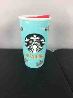 Starbucks 2016 Missouri Double Wall Ceramic Tumbler.New W/O Box Mermaid logo  - Sold on eBay Nov, 30th 2019 for $59.99
