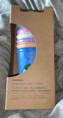 NEW Starbucks Marble Hot Cups Reusable Set Of 6 RARE - Sold on eBay Nov, 30th 2019 for $19.78