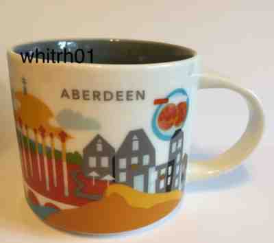 Starbucks Aberdeen Mug YAH Scotland Buttery Rig UK Coffee Cup You Are Here New - Sold on eBay Nov, 30th 2019 for $58.99