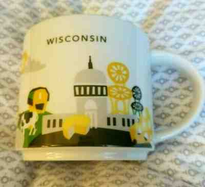Starbucks YOU ARE HERE Wisconsin 1st Edition Mug Iconic Chair Hard to Find EUC! - Sold on eBay Nov, 30th 2019 for $39.99