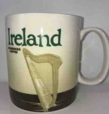 Starbucks Coffee Company 2012 Ireland Eire Harp 16oz Mug Cup Brown Inside - Sold on eBay Nov, 30th 2019 for $29.99