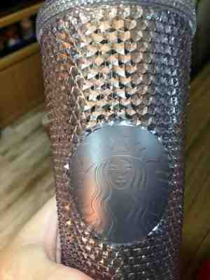 2019 Platinum/Silver Starbucks Holiday Tumbler Iridescent 24 oz Cold Cup  - Sold on eBay Nov, 30th 2019 for $20.50