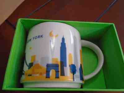 New Starbucks MUG NEW YORK 2015 You are here Collection 14oz BOX NEW MIB - Sold on eBay Nov, 30th 2019 for $24.95
