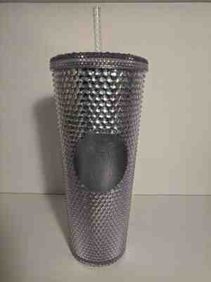 2019 Starbucks Silver (Bling Platinum) Studded Tumbler - Holiday - Sold on eBay Nov, 30th 2019 for $28.99