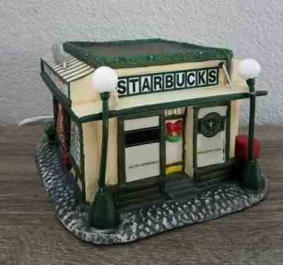STARBUCKS LIGHTED CHRISTMAS VILLAGE HOLIDAY HOUSE 1st Store Pikes Place Market - Sold on eBay Nov, 30th 2019 for $30.99