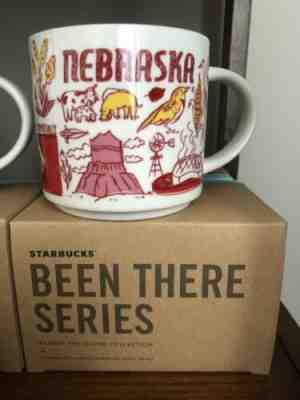 Starbucks Coffee Mug Been There Series Across The Globe Collection Nebraska - Sold on eBay Nov, 30th 2019 for $26.95
