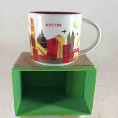 starbucks you are here mug Austin Texas !NEW! - Sold on eBay Nov, 30th 2019 for $22.20