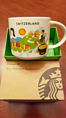 STARBUCKS ~ Switzerland ~ "You Are Here" Mug (NEW) ~14 Oz YAH NWT 2018 Swiss - Sold on eBay Nov, 30th 2019 for $29.99