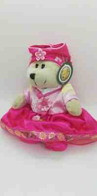   CherryBlossom Traditional Hanbok BearKorea  - Sold on eBay Nov, 30th 2019 for $34.80