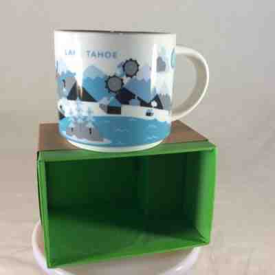 Starbucks Lake Tahoe Coffee Mug Cup 2015 You Are Here City 14 fl oz Box No SKU - Sold on eBay Nov, 30th 2019 for $17.77