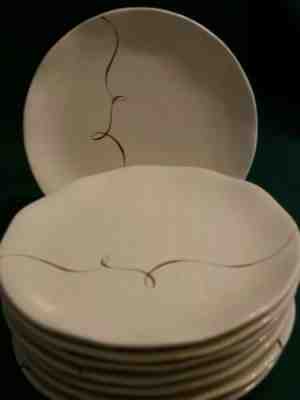 SET OF 10~STARBUCKS CHOCOLATE DRIZZLE 2004 DESSERT SNACK 8” PLATES - Sold on eBay Nov, 30th 2019 for $19.80