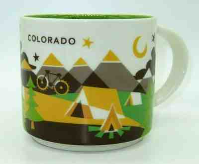 Starbucks YAH You Are Here Coffee Mug - COLORADO rare cup 14 oz - Sold on eBay Nov, 30th 2019 for $18.39