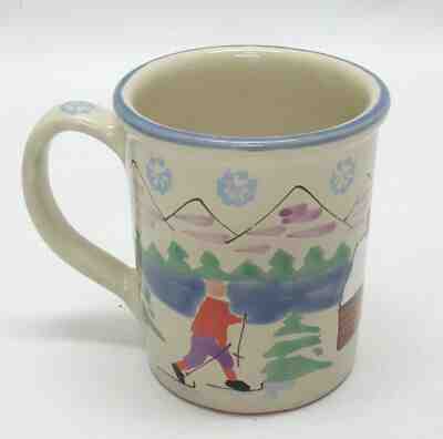 STARBUCKS SKI SCENE ~ LIMITED EDIITION ~ MADE IN HUNGARY ~ ARTIST SIGNED ~ EUC - Sold on eBay Dec, 1st 2019 for $24.99