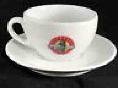 STARBUCKS Coffee Espresso Roast 8 oz Cup & Saucer Set IPA Italy - Sold on eBay Dec, 1st 2019 for $19.99