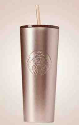 Rare Rose Gold Starbucks Holiday 2019 Tumbler 24oz Pink Glitter - Sold on eBay Nov, 30th 2019 for $20.00