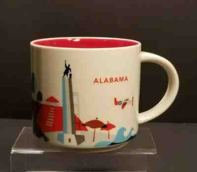 Starbucks Alabama You Are Here Collection 14 oz Mug 2016 - Sold on eBay Dec, 1st 2019 for $25.19