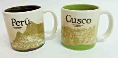 Mini Small Starbucks Cusco & Peru Demitasse Mug Espresso Coffee Cups Set 3 oz - Sold on eBay Dec, 1st 2019 for $24.99