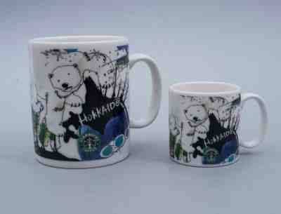 Starbucks Japan HOKKAIDO Polar Bear Design 2010 Mug 2 Mugs New - Sold on eBay Dec, 1st 2019 for $128.00