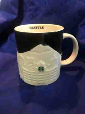 Starbucks 2012 Seattle Skyline Relief Collector Series 16oz Coffee Tea Mug Cup - Sold on eBay Dec, 1st 2019 for $24.00