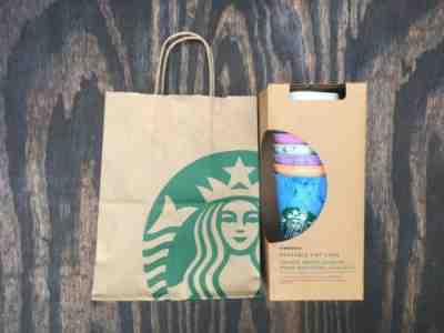 Starbucks Coffee Marble Reusable Hot Cups 6 Variety Colors Drink Cup RARE NIB - Sold on eBay Dec, 1st 2019 for $18.75
