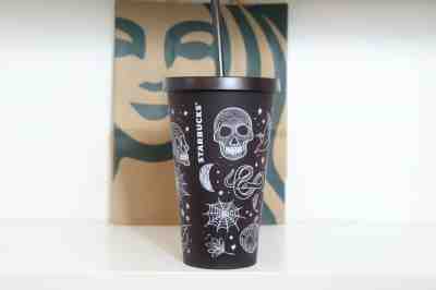 Starbucks Skull Tumbler 16 Oz Halloween 2019 Limited Edition - Sold on eBay Dec, 1st 2019 for $44.99