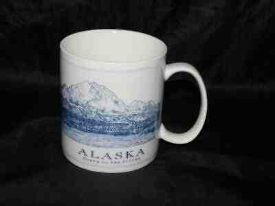 Starbucks Alaska 2008 Mug Blue Architecture Series Coffee Cup Denali North AK - Sold on eBay Dec, 1st 2019 for $19.99