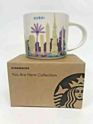 Rare Starbucks DUBAI You Are Here (YAH) Collector 14 oz mug New in Box with Tags