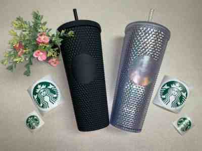New Starbucks Matte Black Studded Iridescent Unicorn Venti Tumbler SET SOLD OUT - Sold on eBay Dec, 1st 2019 for $198.99