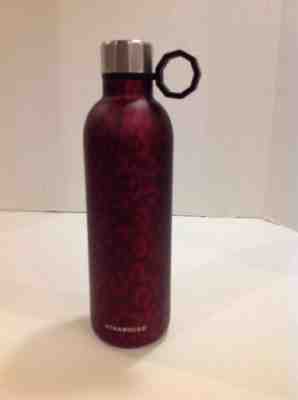 NEW 2017 STARBUCKS STAINLESS STEEL MAGENTA LEOPARD WATER BOTTLE 22 fl oz - Sold on eBay Dec, 1st 2019 for $18.74