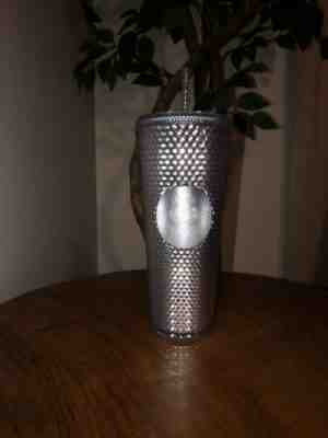 Limited Edition Starbucks Bling Platinum Studded Tumbler Winter Holiday 2019 - Sold on eBay Dec, 1st 2019 for $30.00