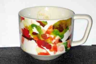 Starbucks Artisan Series Coffee Mug Cup 02/08 Cherry Floral 2014 Watercolor - Sold on eBay Dec, 2nd 2019 for $19.99